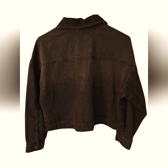 NWT BACCINI BLACK DENIM JACKET - Picture 2 of 5